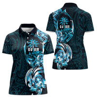 Asut Guam Chamorro Women Polo Shirt Guahan Seal Tattoo LT14 - Polynesian Pride