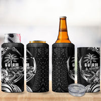 Attelong Guam Chamorro 4 in 1 Can Cooler Tumbler Guahan Seal Tattoo LT14 - Polynesian Pride