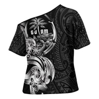 Attelong Guam Chamorro Cross Shoulder Shirt Guahan Seal Tattoo LT14 - Polynesian Pride