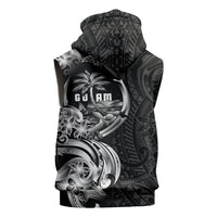 Attelong Guam Chamorro Sleeveless Zip Hoodie Guahan Seal Tattoo LT14 - Polynesian Pride