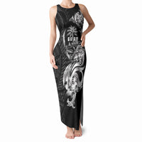 Attelong Guam Chamorro Tank Maxi Dress Guahan Seal Tattoo LT14 Women Black - Polynesian Pride