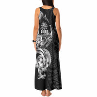 Attelong Guam Chamorro Tank Maxi Dress Guahan Seal Tattoo LT14 - Polynesian Pride