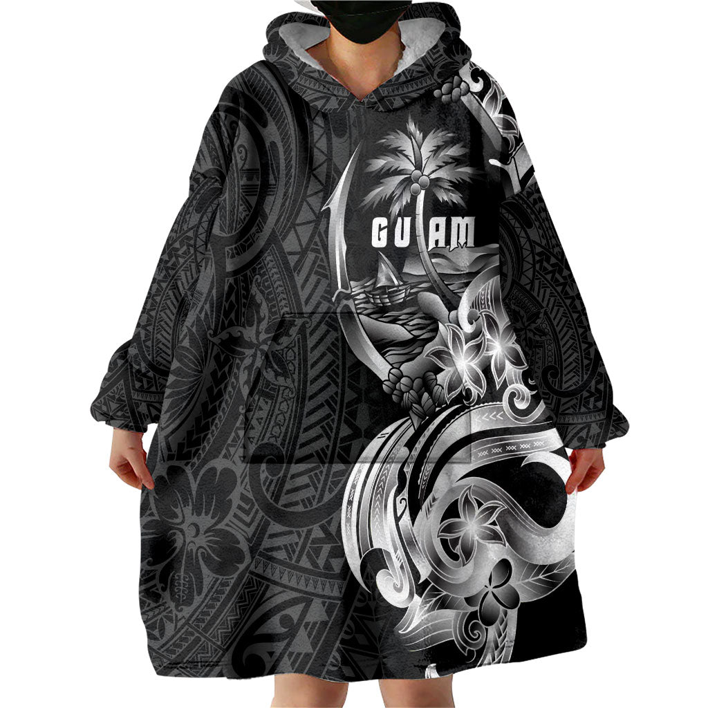 Attelong Guam Chamorro Wearable Blanket Hoodie Guahan Seal Tattoo LT14 - Polynesian Pride