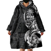 Attelong Guam Chamorro Wearable Blanket Hoodie Guahan Seal Tattoo LT14 - Polynesian Pride