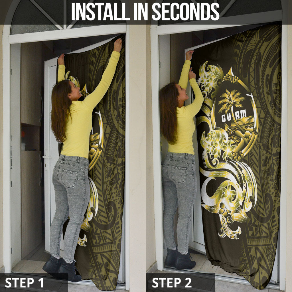 Amariyu Guam Chamorro Door Cover Guahan Seal Tattoo LT14 - Polynesian Pride