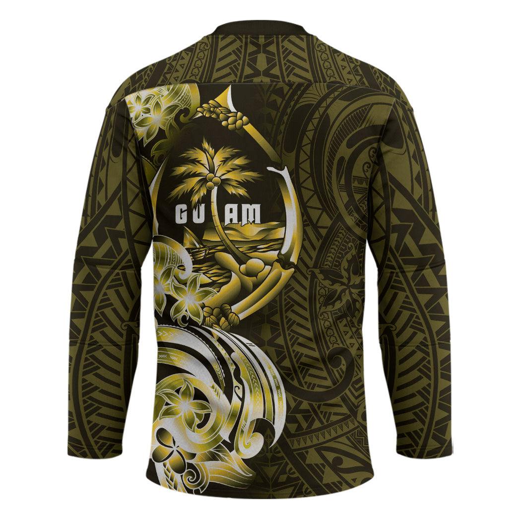 Amariyu Guam Chamorro Hockey Jersey Guahan Seal Tattoo LT14 - Polynesian Pride