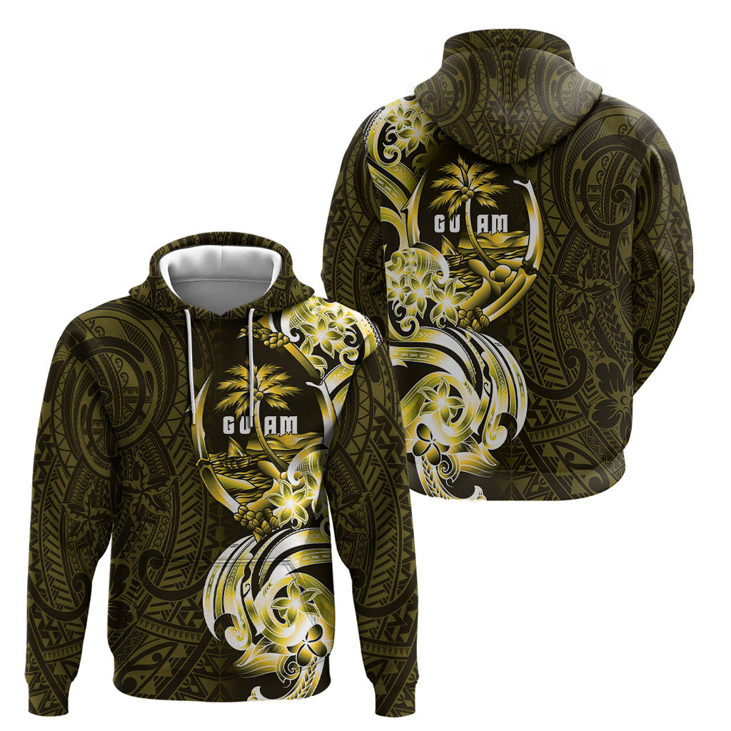 Amariyu Guam Chamorro Hoodie Guahan Seal Tattoo LT14 - Polynesian Pride