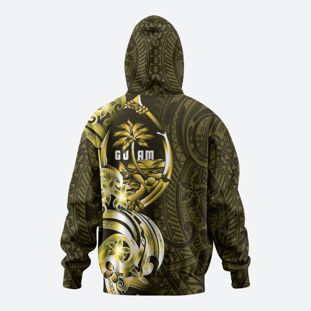 Amariyu Guam Chamorro Hoodie Guahan Seal Tattoo LT14 - Polynesian Pride