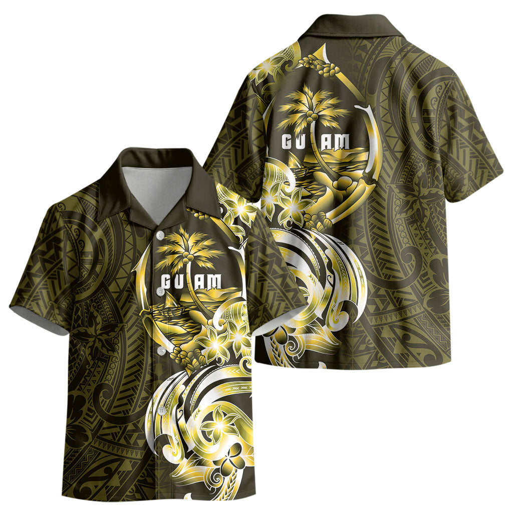 Amariyu Guam Chamorro Kid Hawaiian Shirt Guahan Seal Tattoo LT14 - Polynesian Pride