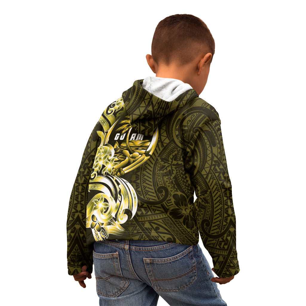 Amariyu Guam Chamorro Kid Hoodie Guahan Seal Tattoo LT14 - Polynesian Pride