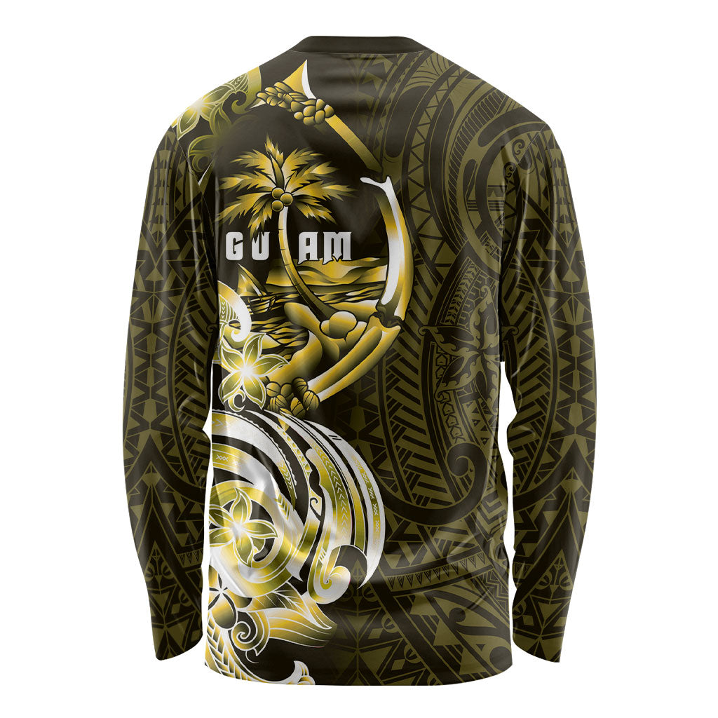 Amariyu Guam Chamorro Long Sleeve Shirt Guahan Seal Tattoo LT14 - Polynesian Pride
