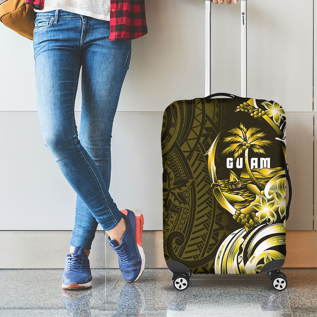 Amariyu Guam Chamorro Luggage Cover Guahan Seal Tattoo LT14 - Polynesian Pride