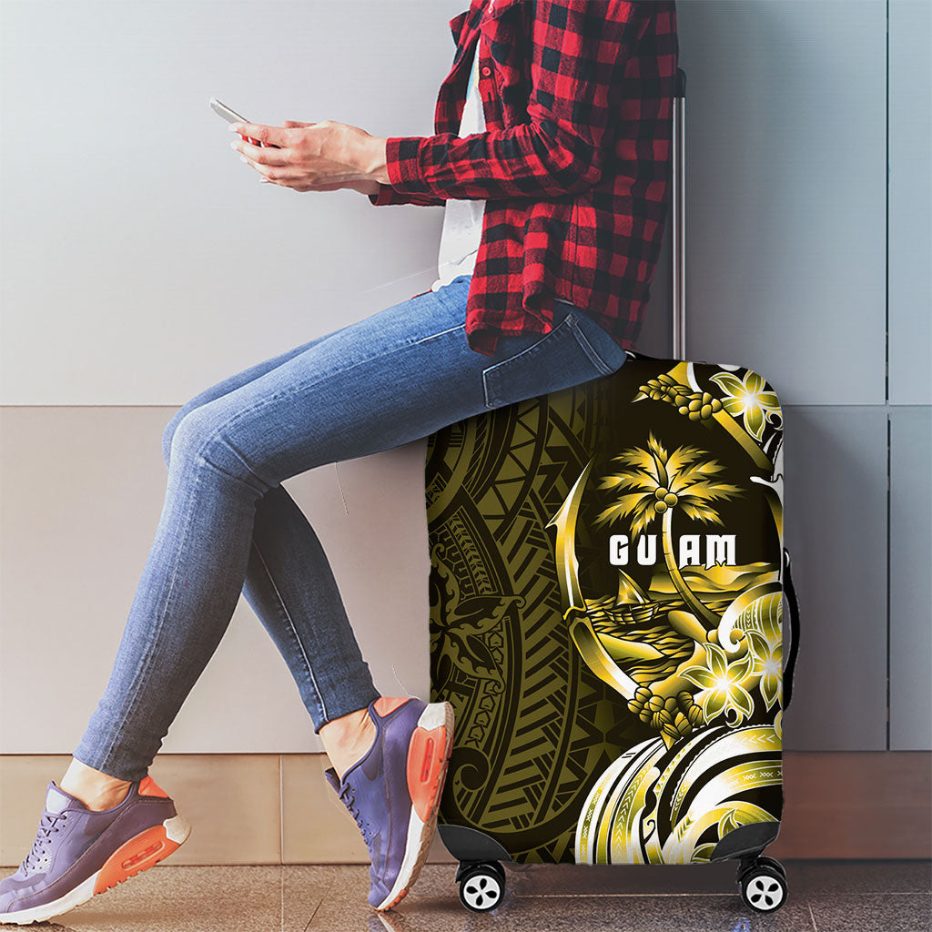 Amariyu Guam Chamorro Luggage Cover Guahan Seal Tattoo LT14 - Polynesian Pride