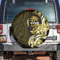 Amariyu Guam Chamorro Spare Tire Cover Guahan Seal Tattoo LT14 Yellow - Polynesian Pride