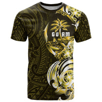 Amariyu Guam Chamorro T Shirt Guahan Seal Tattoo LT14 Yellow - Polynesian Pride