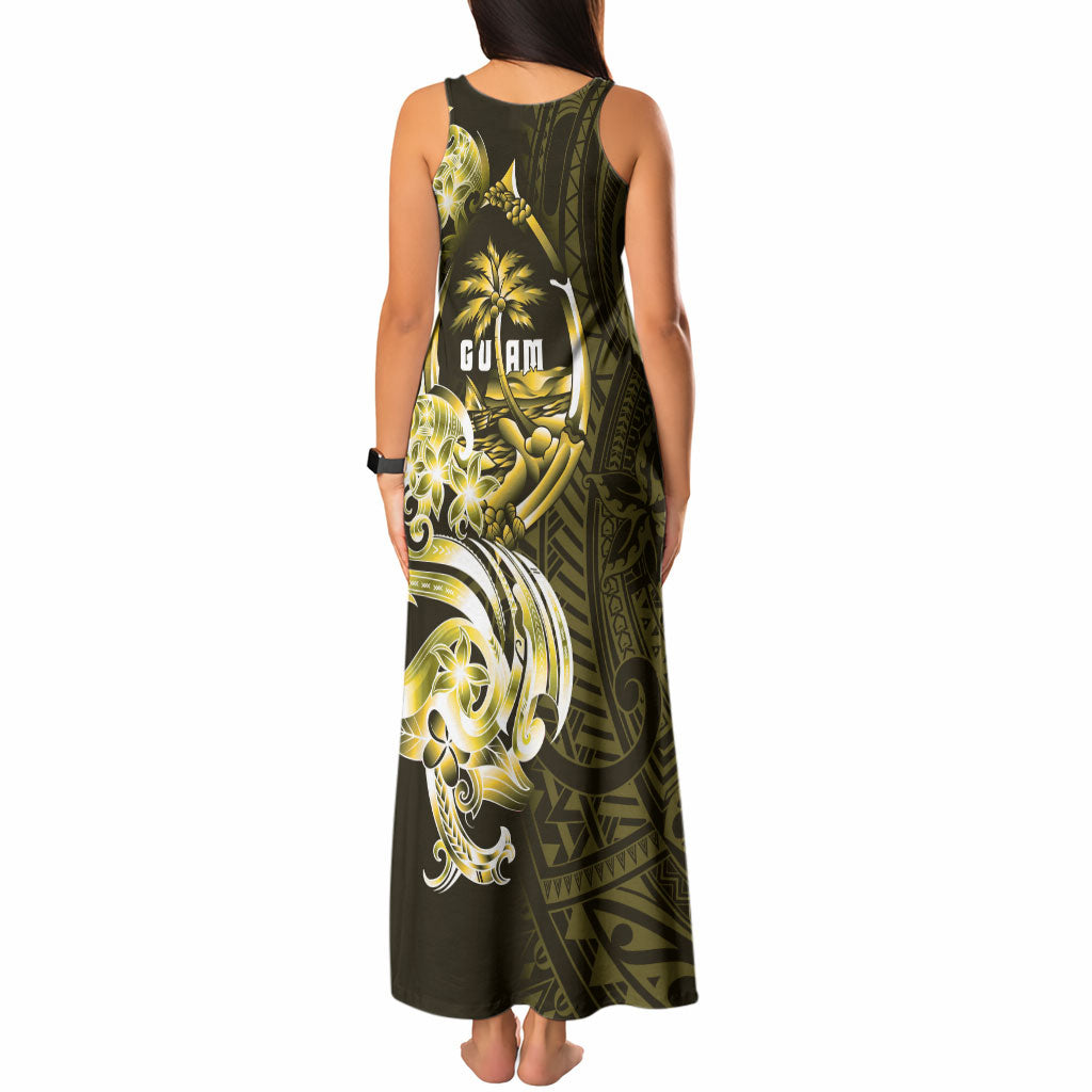 Amariyu Guam Chamorro Tank Maxi Dress Guahan Seal Tattoo LT14 - Polynesian Pride