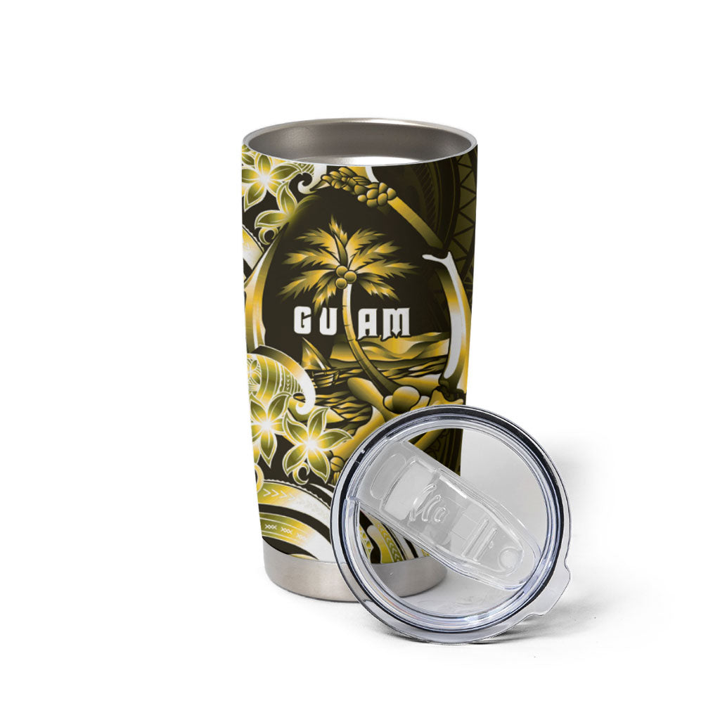 Amariyu Guam Chamorro Tumbler Cup Guahan Seal Tattoo LT14 - Polynesian Pride