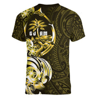 Amariyu Guam Chamorro Women V-Neck T-Shirt Guahan Seal Tattoo LT14 - Polynesian Pride
