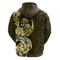 Amariyu Guam Chamorro Zip Hoodie Guahan Seal Tattoo LT14 - Polynesian Pride