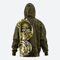 Amariyu Guam Chamorro Zip Hoodie Guahan Seal Tattoo LT14 - Polynesian Pride