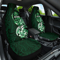 Betde Guam Chamorro Car Seat Cover Guahan Seal Tattoo LT14 One Size Green - Polynesian Pride
