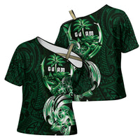 Betde Guam Chamorro Cross Shoulder Shirt Guahan Seal Tattoo LT14 - Polynesian Pride