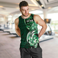 Betde Guam Chamorro Men Tank Top Guahan Seal Tattoo LT14 Green - Polynesian Pride