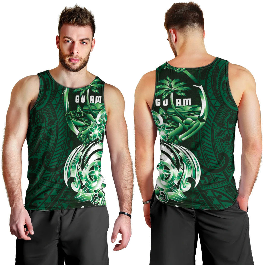 Betde Guam Chamorro Men Tank Top Guahan Seal Tattoo LT14 - Polynesian Pride