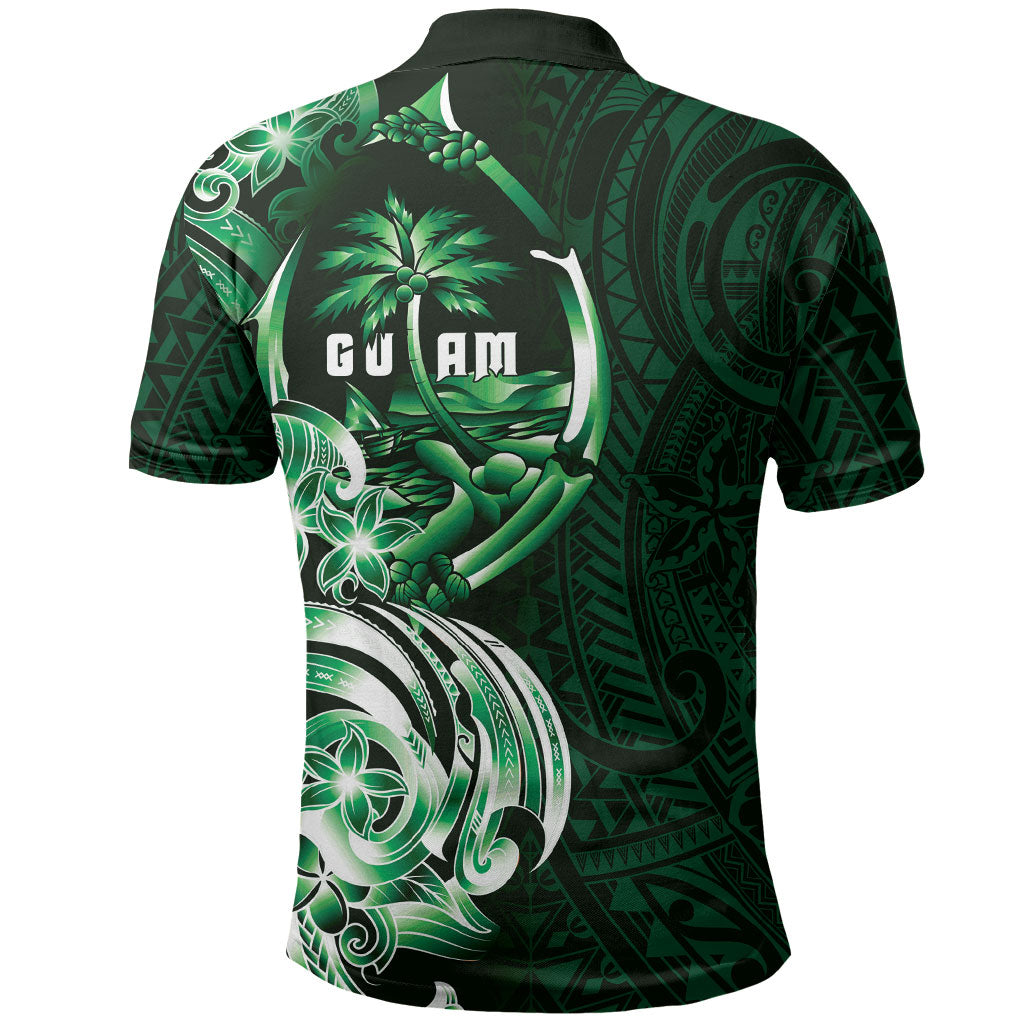 Betde Guam Chamorro Polo Shirt Guahan Seal Tattoo LT14 - Polynesian Pride