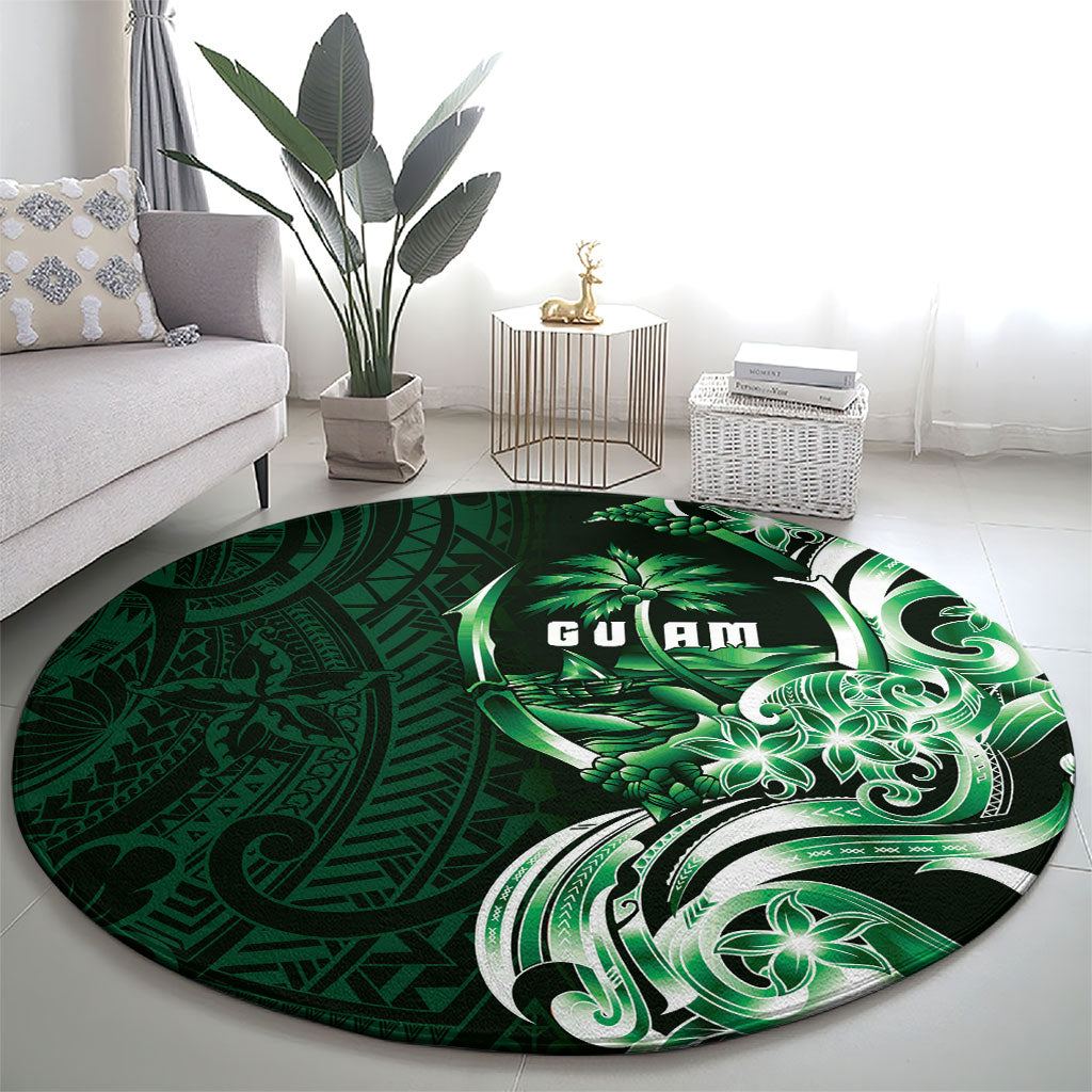 Betde Guam Chamorro Round Carpet Guahan Seal Tattoo LT14 - Polynesian Pride