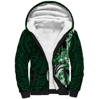 Betde Guam Chamorro Sherpa Hoodie Guahan Seal Tattoo LT14 Unisex Green - Polynesian Pride