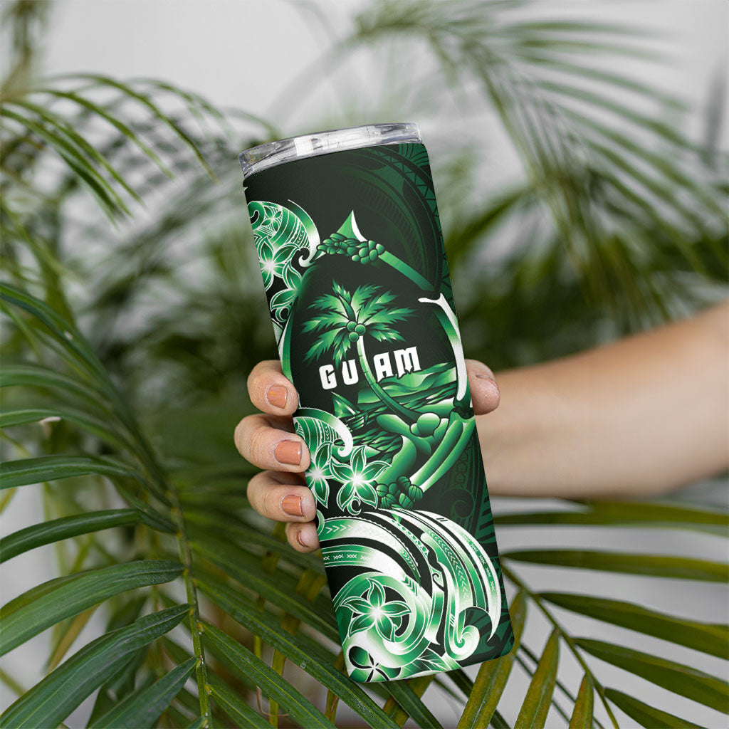 Betde Guam Chamorro Skinny Tumbler Guahan Seal Tattoo LT14 - Polynesian Pride