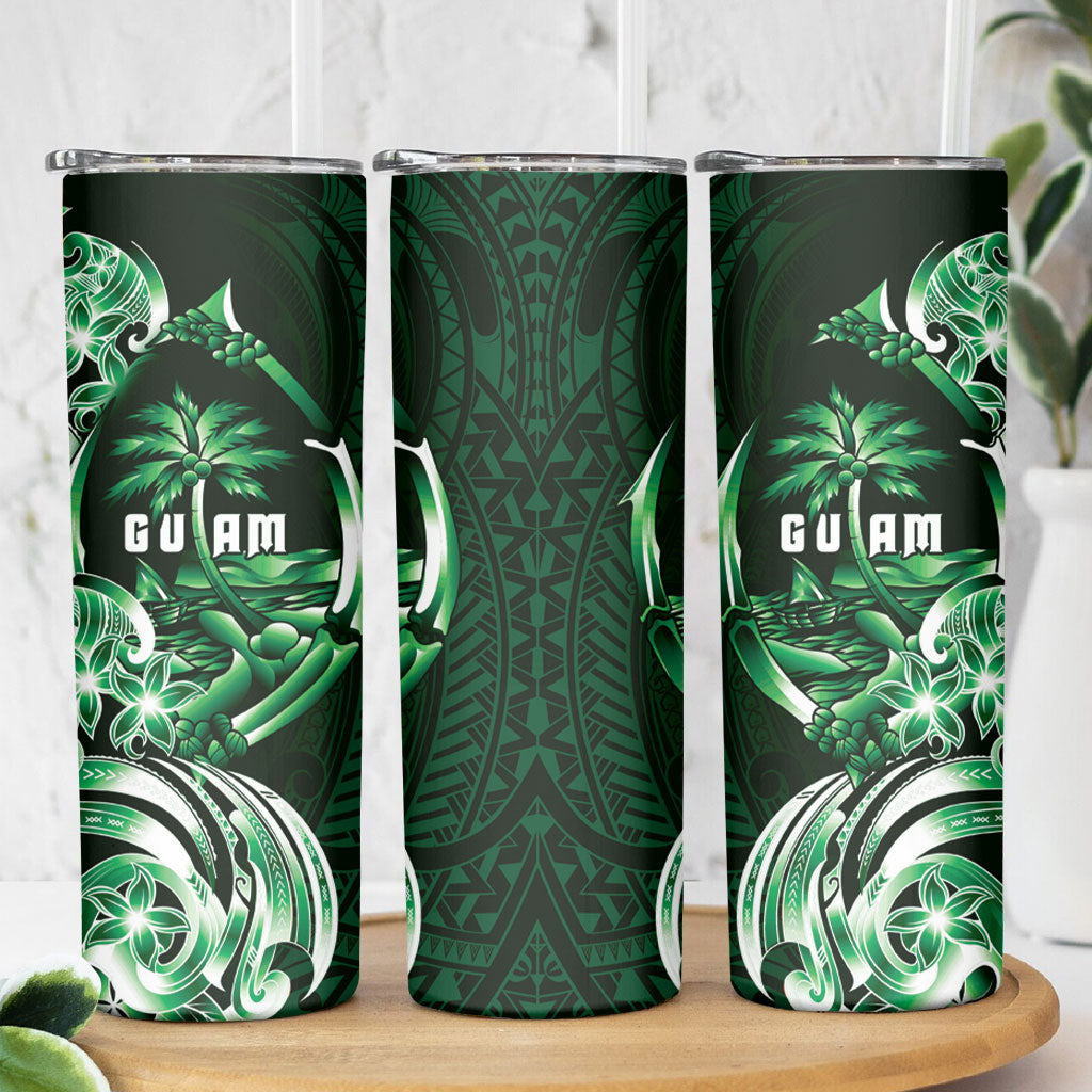 Betde Guam Chamorro Skinny Tumbler Guahan Seal Tattoo LT14 - Polynesian Pride