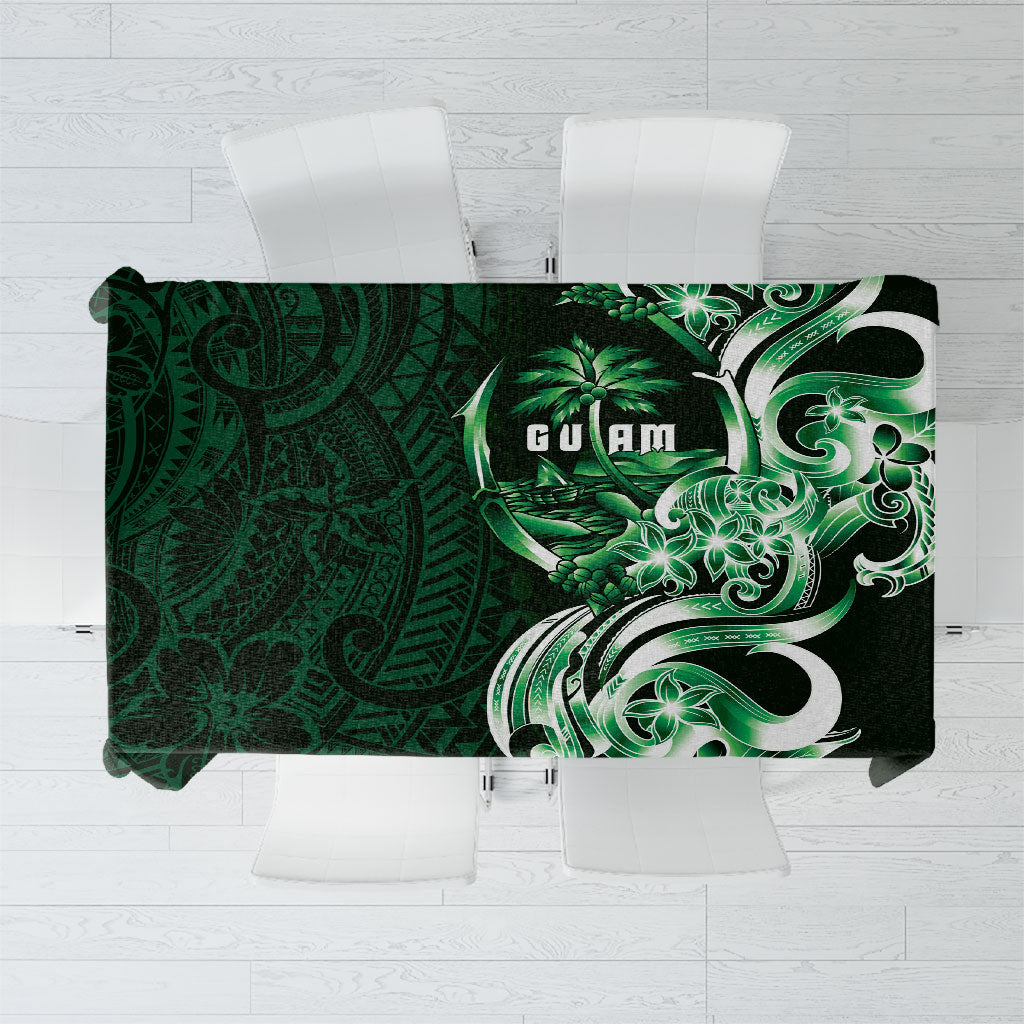 Betde Guam Chamorro Tablecloth Guahan Seal Tattoo LT14 Green - Polynesian Pride