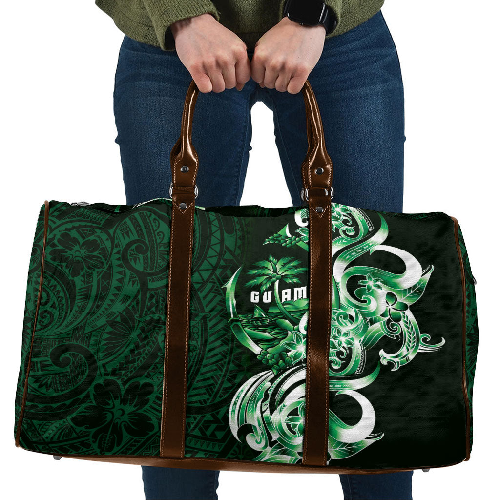 Betde Guam Chamorro Travel Bag Guahan Seal Tattoo LT14 Green - Polynesian Pride