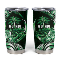 Betde Guam Chamorro Tumbler Cup Guahan Seal Tattoo LT14 Green - Polynesian Pride