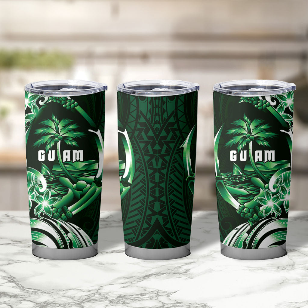 Betde Guam Chamorro Tumbler Cup Guahan Seal Tattoo LT14 - Polynesian Pride