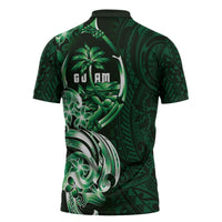 Betde Guam Chamorro Zipper Polo Shirt Guahan Seal Tattoo LT14 - Polynesian Pride