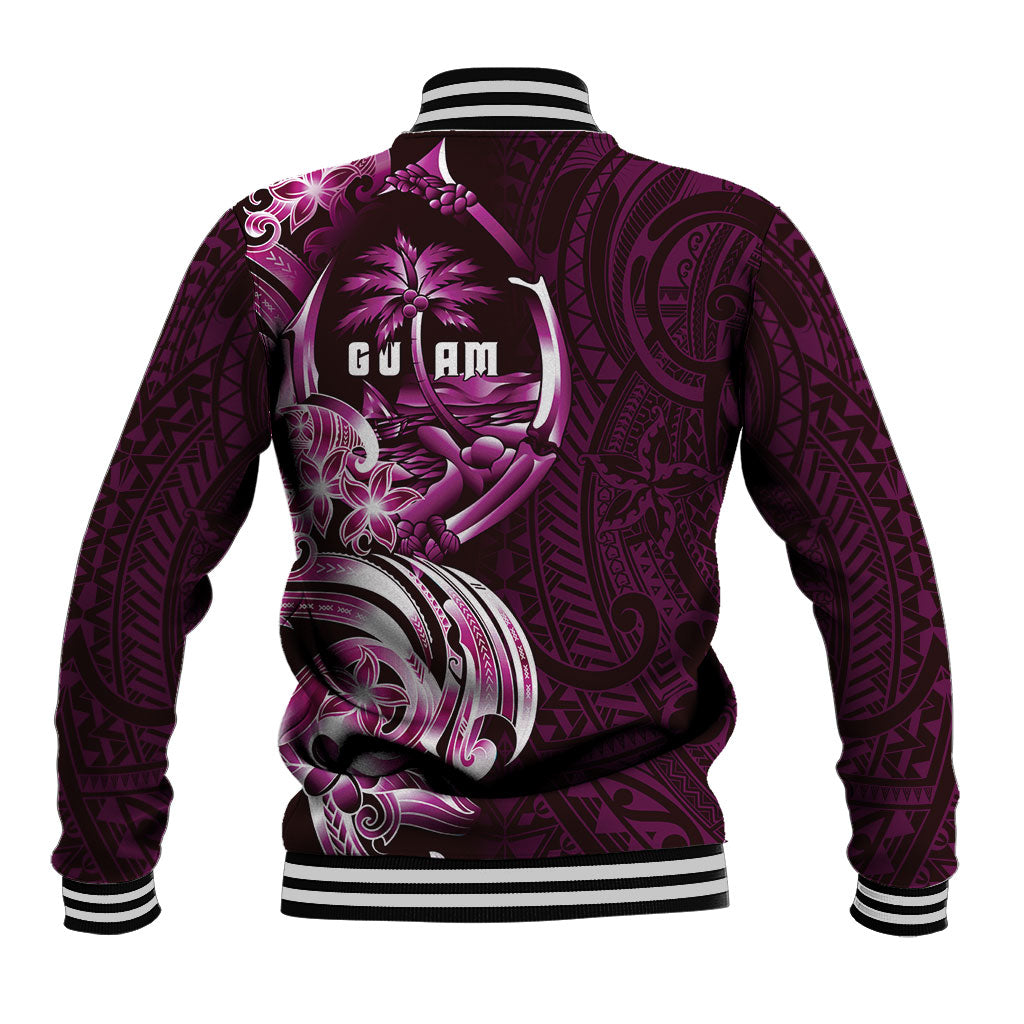 Kulot Di Rosa Guam Chamorro Baseball Jacket Guahan Seal Tattoo LT14 - Polynesian Pride