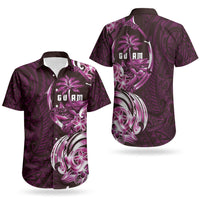 Kulot Di Rosa Guam Chamorro Couples Matching Summer Maxi Dress and Hawaiian Shirt Guahan Seal Tattoo LT14 - Polynesian Pride