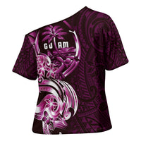 Kulot Di Rosa Guam Chamorro Cross Shoulder Shirt Guahan Seal Tattoo LT14 - Polynesian Pride