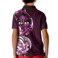 Kulot Di Rosa Guam Chamorro Kid Polo Shirt Guahan Seal Tattoo LT14 - Polynesian Pride