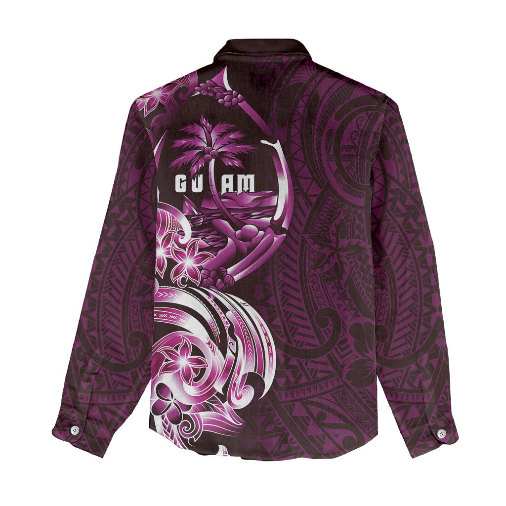 Kulot Di Rosa Guam Chamorro Women Casual Shirt Guahan Seal Tattoo LT14 - Polynesian Pride