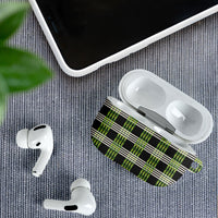 Aloha Hawaii Pakalana Pikake Lei AirPods Case Palaka Inspired Hawaiian-plaid Black LT14 - Polynesian Pride