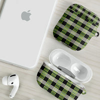 Aloha Hawaii Pakalana Pikake Lei AirPods Case Palaka Inspired Hawaiian-plaid Black LT14 - Polynesian Pride
