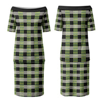 Aloha Hawaii Pakalana Pikake Lei Couples Matching Puletasi and Hawaiian Shirt Palaka Inspired Hawaiian-plaid Black LT14 - Polynesian Pride