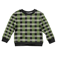 Aloha Hawaii Pakalana Pikake Lei Kid Ugly Christmas Sweater Palaka Inspired Hawaiian-plaid Black LT14 Kid Black - Polynesian Pride