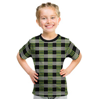 Aloha Hawaii Pakalana Pikake Lei Kid T Shirt Palaka Inspired Hawaiian-plaid Black LT14 Black - Polynesian Pride