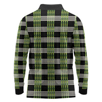 Aloha Hawaii Pakalana Pikake Lei Long Sleeve Polo Shirt Palaka Inspired Hawaiian-plaid Black LT14 - Polynesian Pride