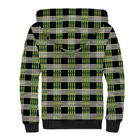 Aloha Hawaii Pakalana Pikake Lei Sherpa Hoodie Palaka Inspired Hawaiian-plaid Black LT14 - Polynesian Pride